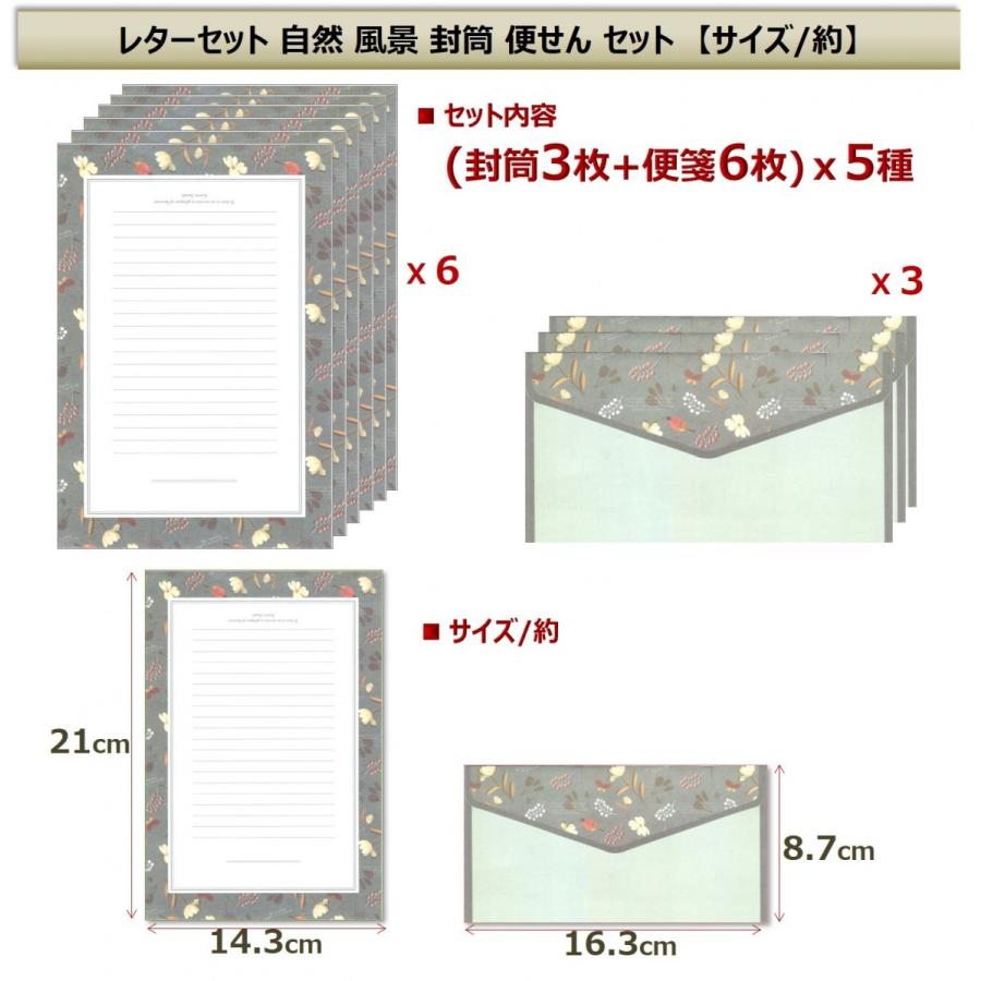 レターセット 花 鳥 風 月 自然 景色 レター 手紙 封筒 便せん ポストカード メッセージ 写真サイズ 自然5種セット B07t9wp3w2 エクスペリエンスデザイン 通販 Yahoo ショッピング
