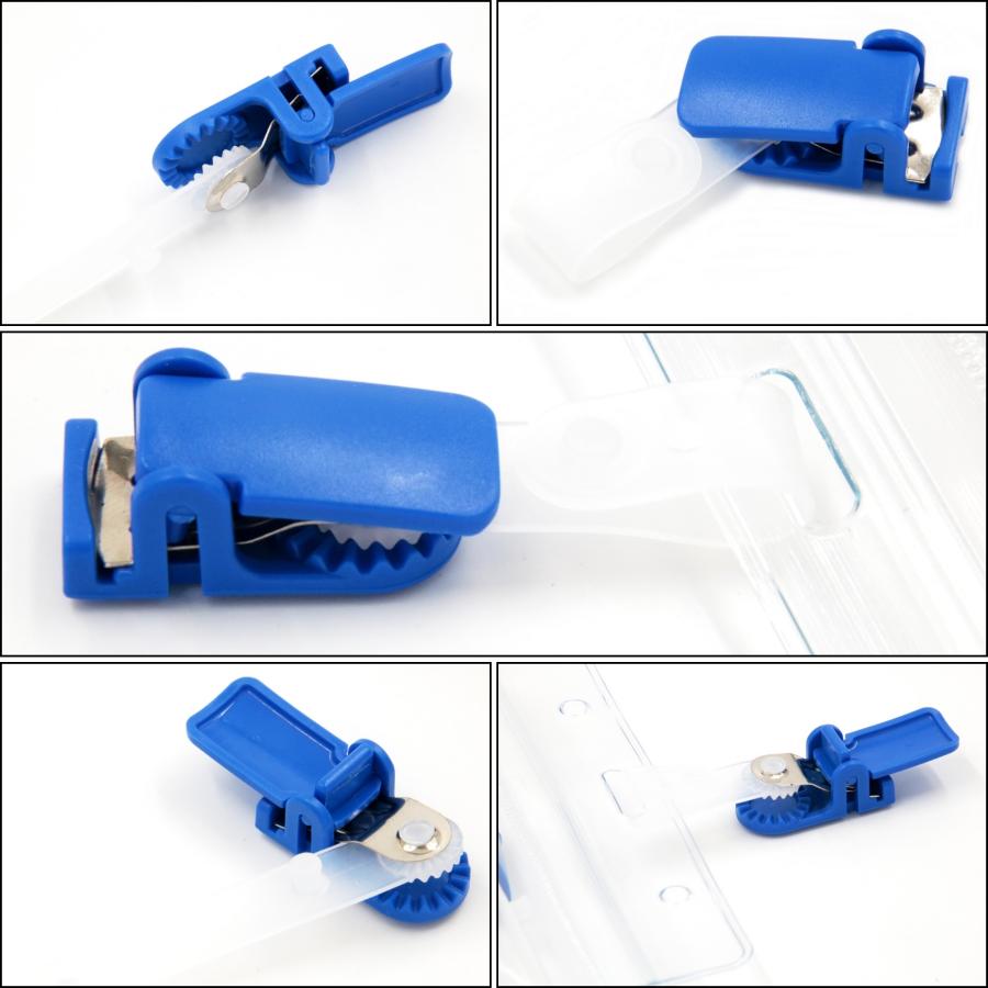 名札クリップ バンドクリップ ネームホルダー 移動ポケット IDカード