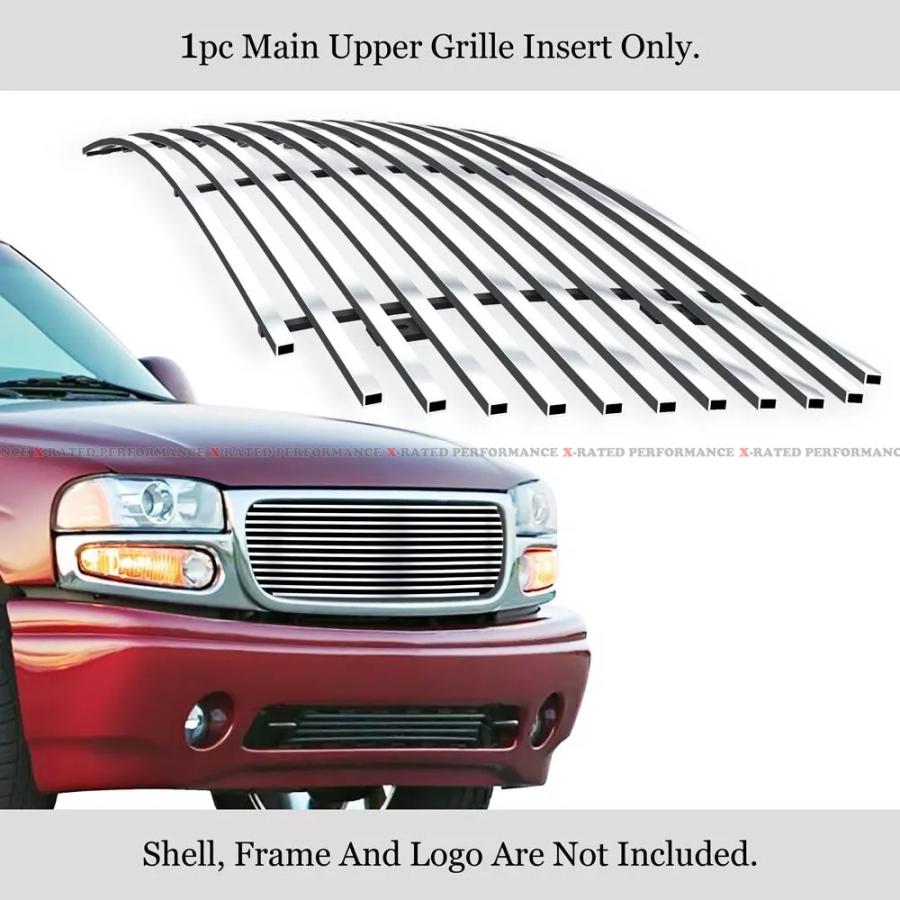 GMCユーコン　メッキグリル Silver Front Upper Grille Grill Chrome ABS For GMC Yukon Denali