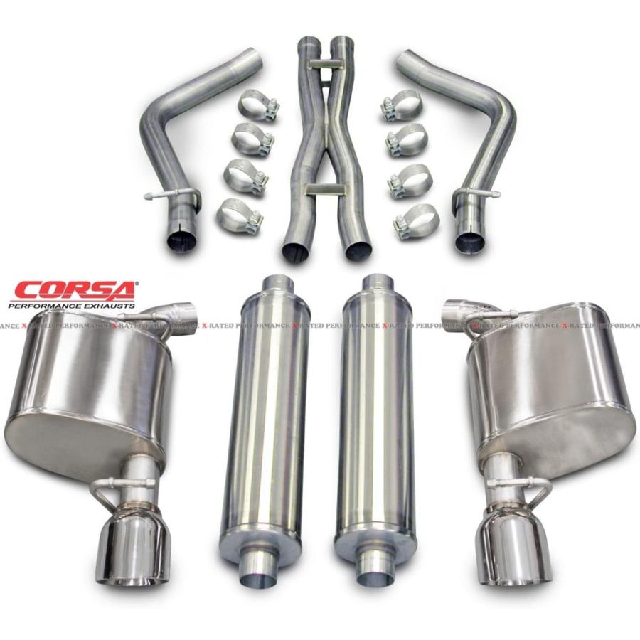 クライスラー 300 2011-2014 エキゾーストシステム マフラー : X-RATED