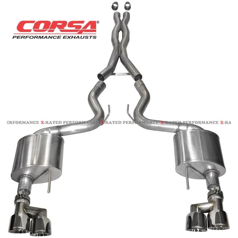 フォード マスタング 2015-2018 エキゾーストシステム マフラー : X