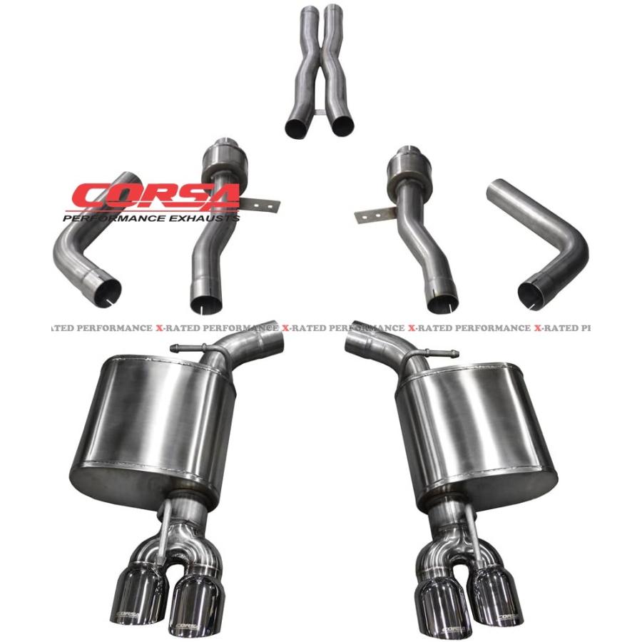 ダッジ チャレンジャー 2015-2019 エキゾーストシステム マフラー : X