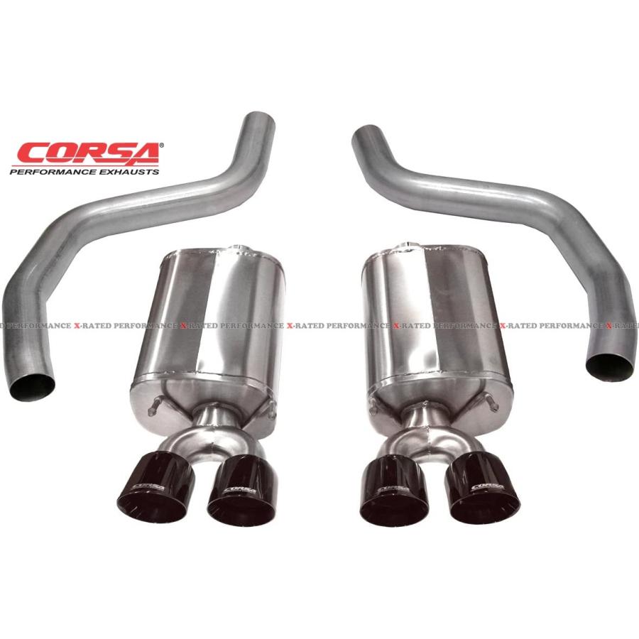 シボレー コルベット C6 2006-2013 エキゾーストシステム マフラー : X