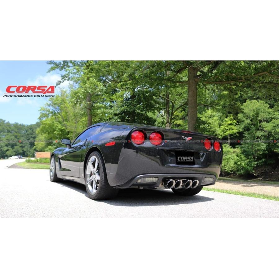 シボレー コルベット C6 2009-2013 エキゾーストシステム マフラー : X