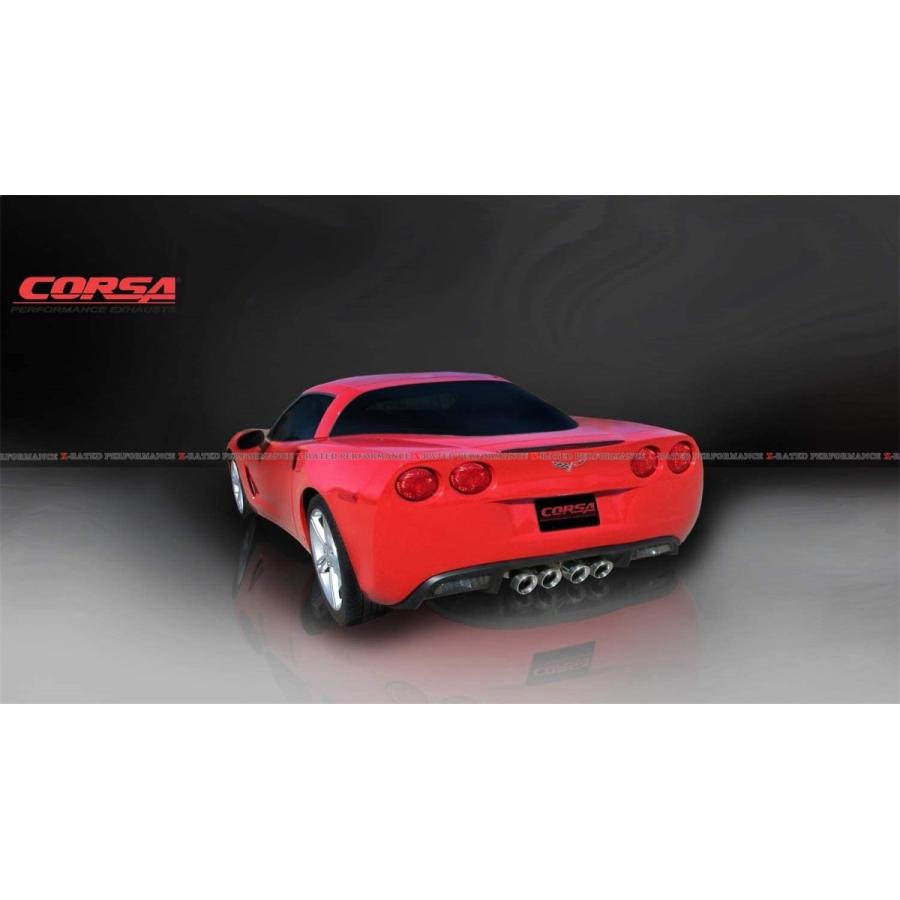 シボレー コルベット C6 2009-2013 エキゾーストシステム マフラー : X