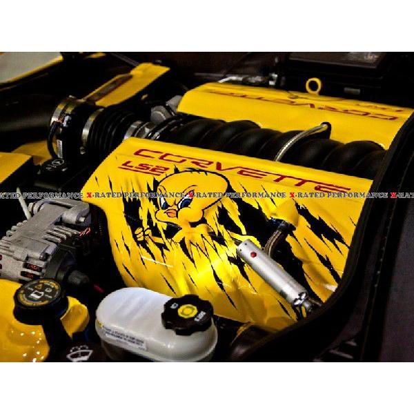 シボレー コルベット C5 / C6 1997-2013 フードパネルライト エンジン