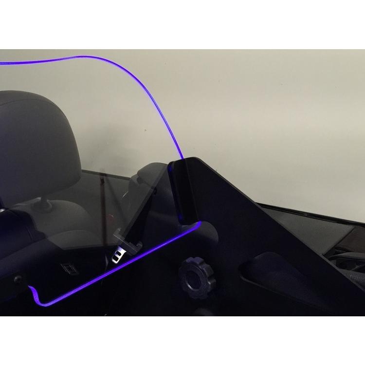 ミニクーパー ロードスター ウィンドディフレクター LED