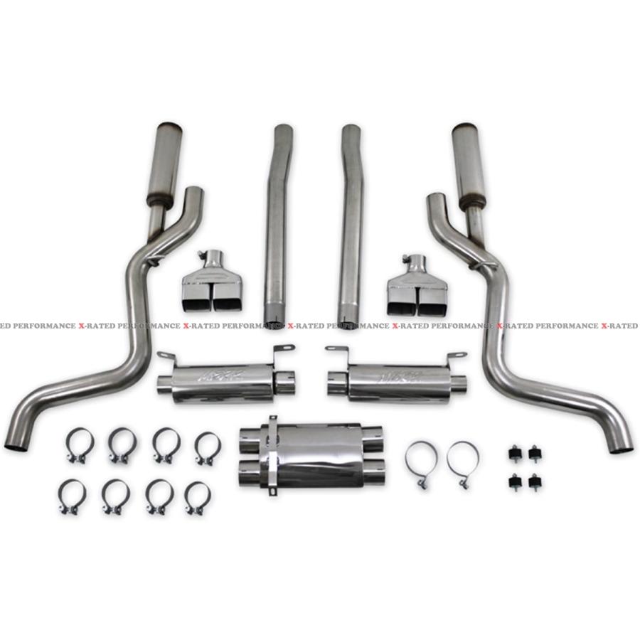 FLOW master ダッジチャレンジャー Flowmaster Challenger Outlaw Cat-Back Exhaust CH1690 (15-23