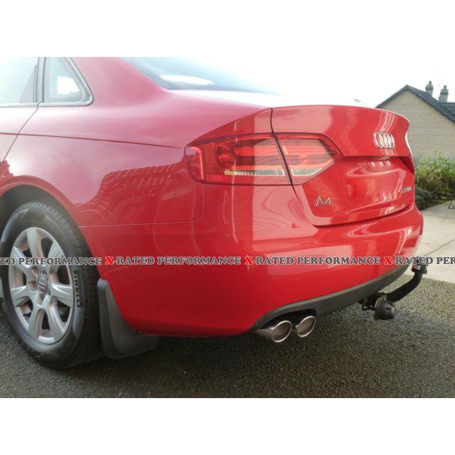 アウディ A4 B8/8K セダン 2.0TFSI マフラーカッター テールパイプ