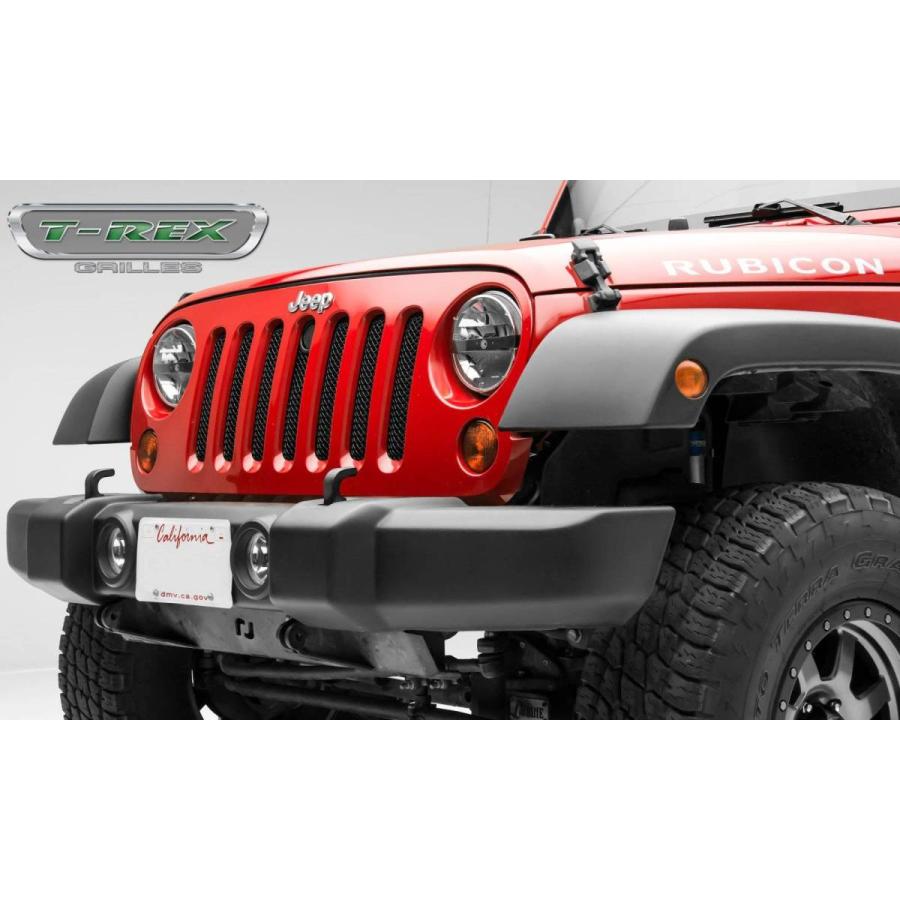 JEEP ジープ ラングラー アークティック フロント グリル 最新のブラック ABS フロントグリルジープラングラー JK 2007