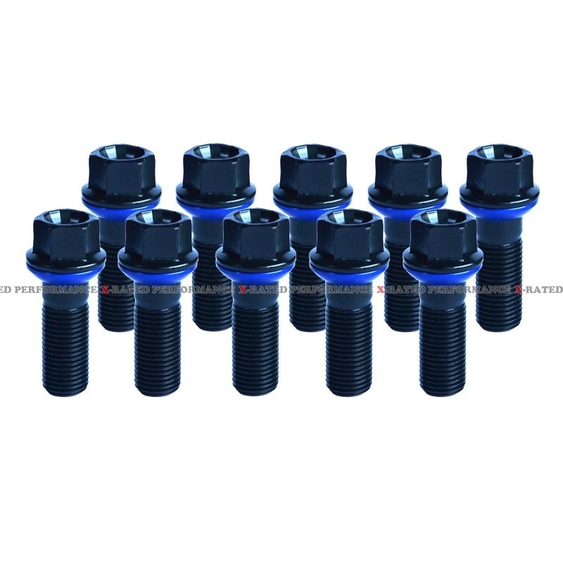 メルセデス・ベンツ 【R14 M14 x 1.5】【35mm】 ロングボルト ホイールボルト ブラック 10本セット x144911064