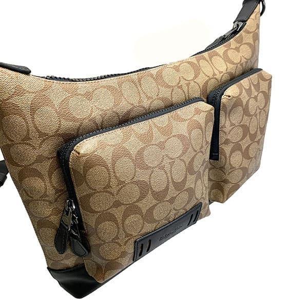 コーチ　ショルダーバック COACH キャンバス シグネチャー 斜めがけ ショルダーバッグ コーチ ラッピング・包装