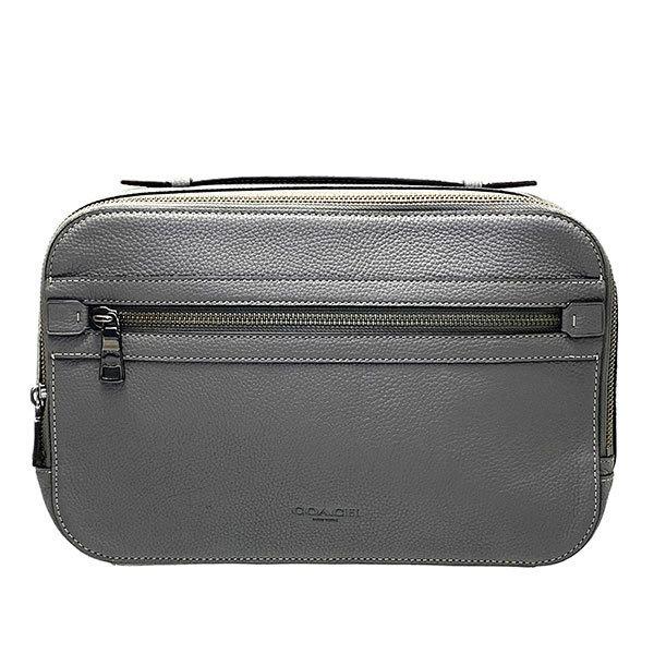 使い勝手の良い メンズ ポーチ コーチ あすつく プレゼント 正規品 新品 アウトレット Coach コーチ 全品ポイント2倍 ヘザーグレー Hgr ケース トラベル アカデミー レザー 小物 セカンドバッグ Coach バッグ Rankinengineering Com