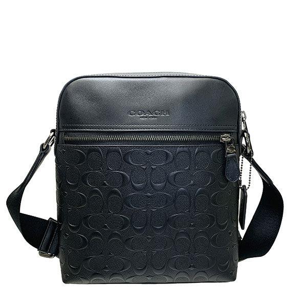 買取 名古屋 コーチ バッグ メンズ 全品ポイント2倍 Coach ショルダーバッグ シグネチャー レザー ヒューストン フライト バッグ 4009 Qb Bk ブラック 店主一押し Www Superavila Com