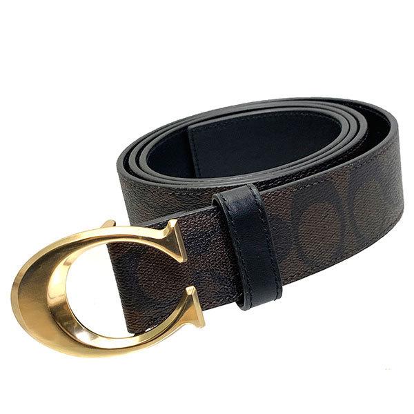 COACH 送料無料 コーチ ベルト メンズ 小物 38MM シグネチャー 