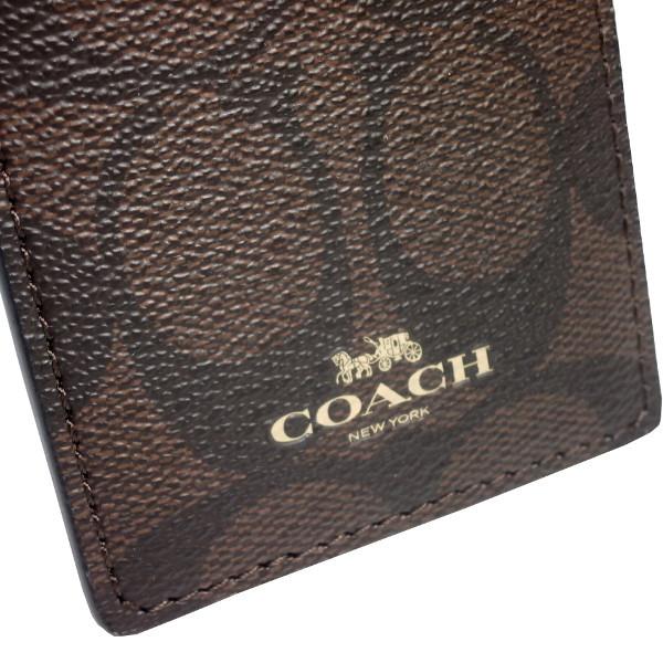 COACH（コーチ） 送料無料 カードケース 小物 シグネチャー PVC