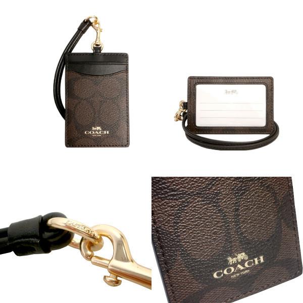 【新品未使用】COACHコーチ★カードケース★キーリング★ダークブラウン COACH（コーチ） カードケース コインケース キーリング 新作 新品 ぺ