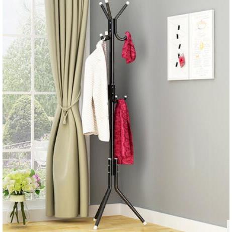 売店 ポールハンガーコートハンガー ハンガーラック かばん掛け 帽子掛けスタンド 省スペース 枝型設計 組立て簡単 安定性 収納力抜群 頑丈 衣類収納 Wantannas Go Id
