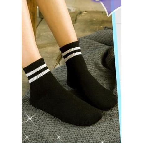 2本ラインショートソックス レディース メンズ Sk 金興shop 通販 Yahoo ショッピング