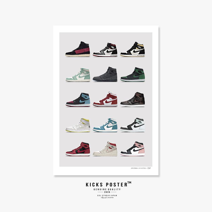 KICKS エアジョーダン1 スニーカーポスター キックスポスター 送料無料