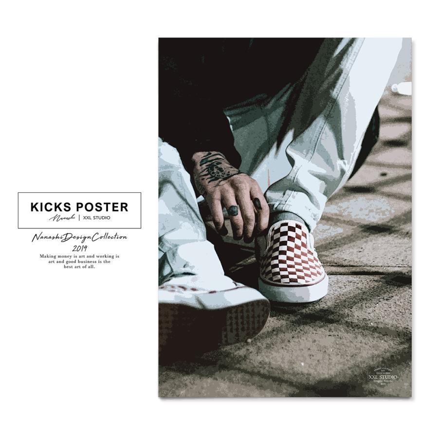 キックスポスター KICKS POSTER スニーカーポスター SNEAKERS POSTER 送料無料 当日発送 ポスターフレーム付き P-1902｜xxl-studio｜04