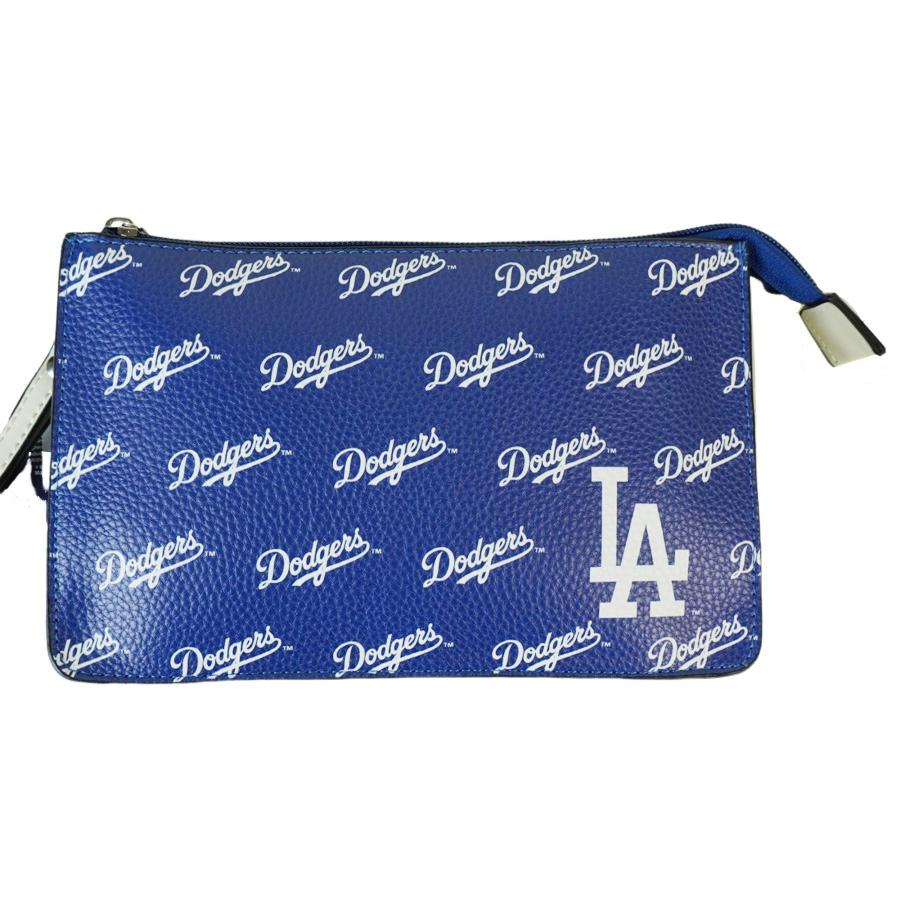 ロサンゼルス ドジャース公式グッズクラッチバッグ ポーチMLB VICTORY WRISTLETバッグ 総柄 エコレザー ビーガンレザーLA DODGERS 大谷翔平 メジャーリーグ かば｜xxxtmw｜03