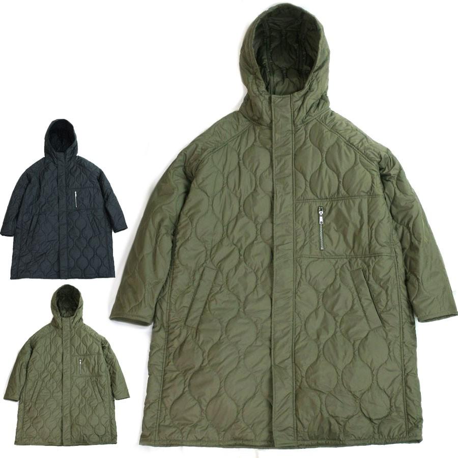 メンズ キルティング コートquilting Over Coat キルティングオーバーコートlaunch Basic Tradeラウンチベーシックトレードkhaki カーキ Black ブラック ナイロ Lbt Quilting Over Coat The Material World 通販 Yahoo ショッピング