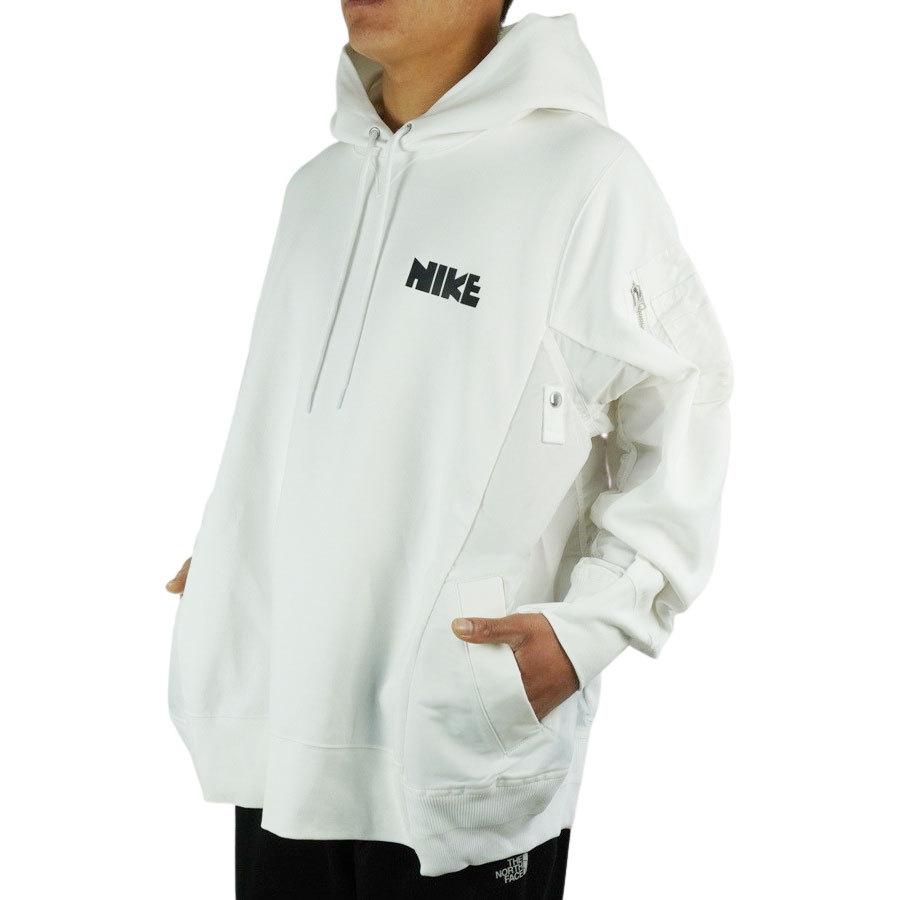 NIKE ナイキ男女兼用 パーカーCW2419-100 NIKExSACAI NRG HOODIEWHITE