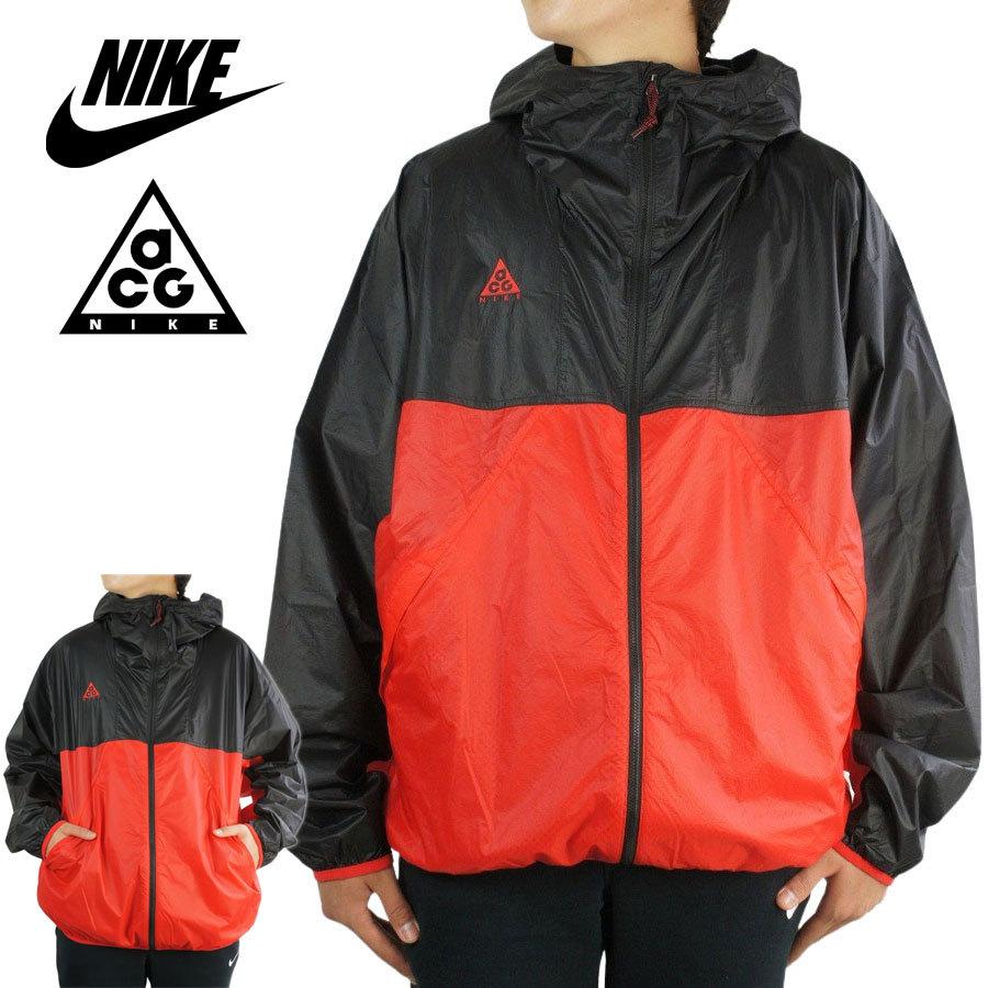 日本産 Nike ナイキacg Nylon Jacketacg ナイロン ジャケットred Black レッド ブラック メンズ 軽量 マウンテン パーカー 黒 赤 ロゴ 激安の Kslcity Com My