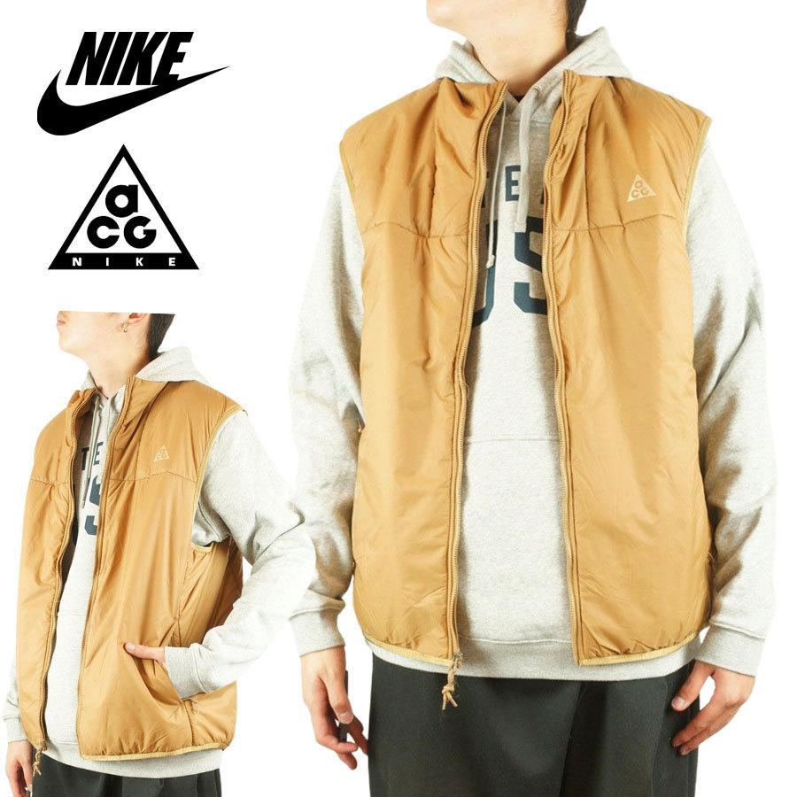 NIKE ナイキメンズ ベストACG ROPE DE DOPE PRIMALOFT GILET VESTロープデドープ プリマロフト  ベストBEIGE(ベージュ)カーキ アウトドア レイヤード ストリート  :nike-m-cv0684-acgrpdpgtvst:THE-MATERIAL-WORLD