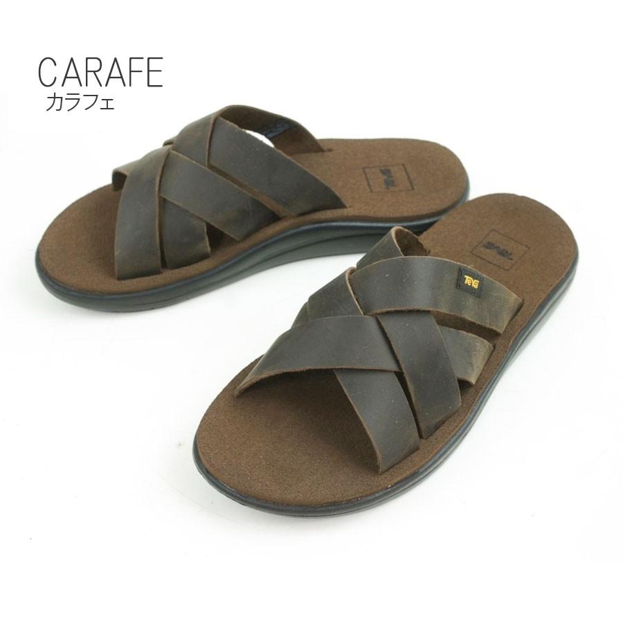 teva voya slide leather