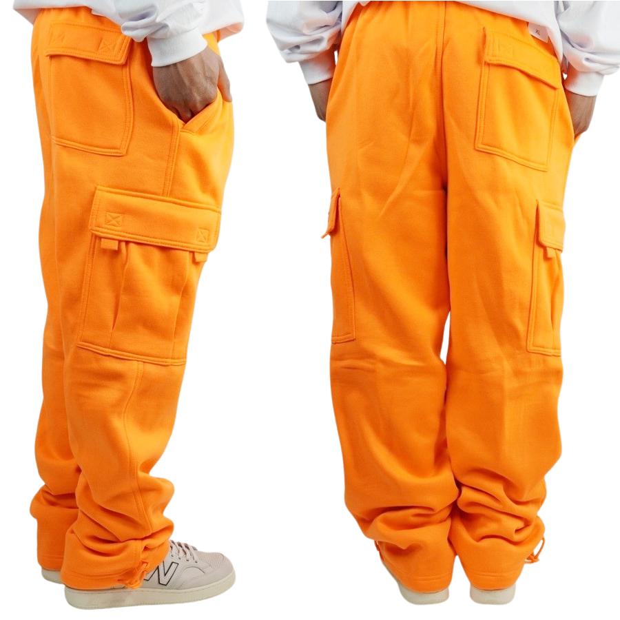 VICTORIOUS ビクトリアス GSTYLE USAメンズ カーゴパンツSWEAT CARGO PANTSスウェットカーゴパンツネオン