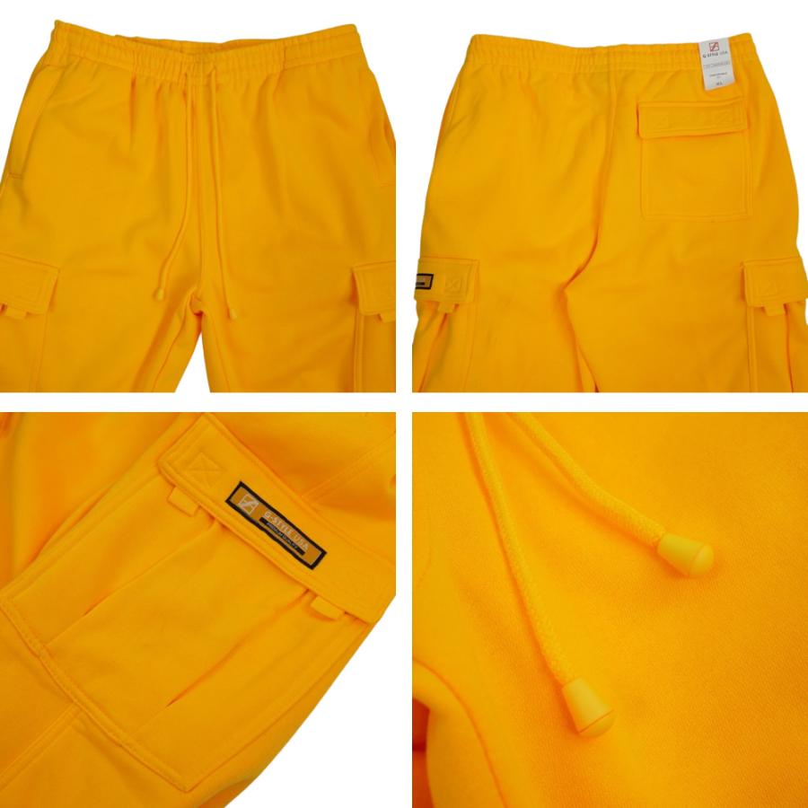 VICTORIOUS ビクトリアス GSTYLE USAメンズ カーゴパンツSWEAT CARGO PANTSスウェットカーゴパンツネオン