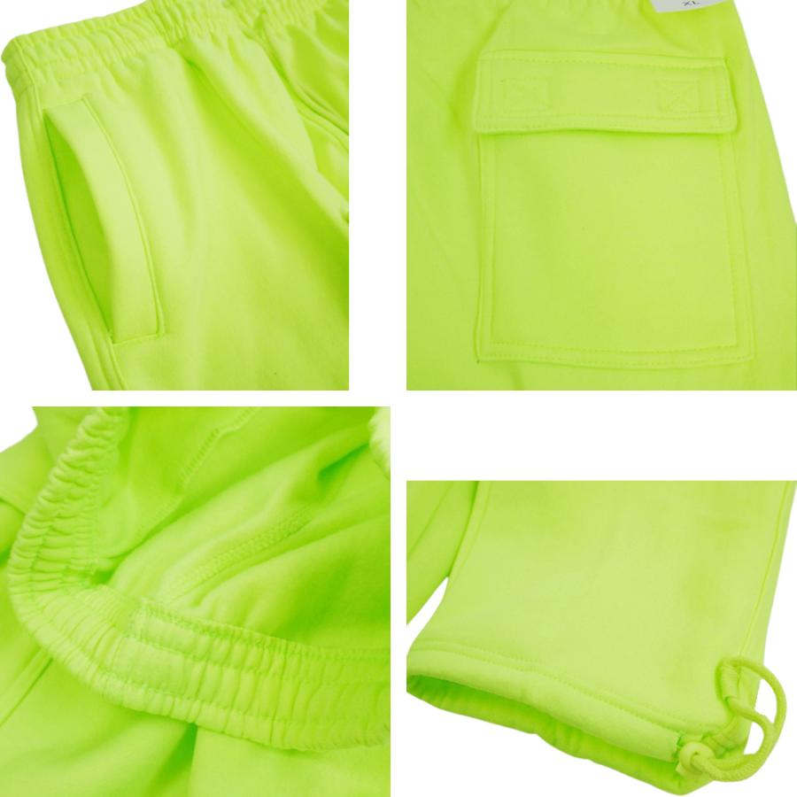 VICTORIOUS ビクトリアス GSTYLE USAメンズ カーゴパンツSWEAT CARGO PANTSスウェットカーゴパンツネオン