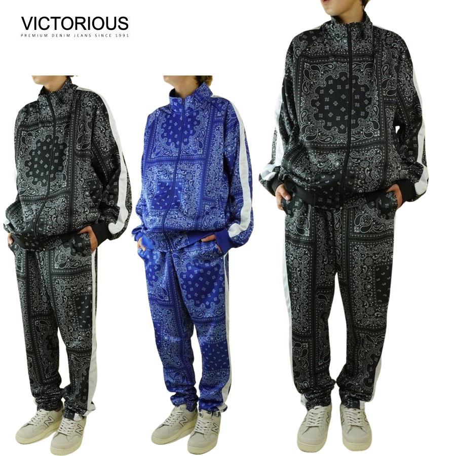 ビクトリアス VICTORIOUSメンズ セットアップPAISLEY SET UPペイズリー