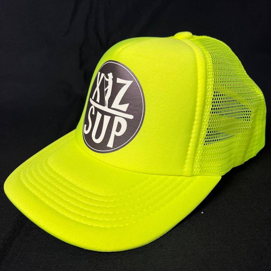 XYZ SUP オリジナル メッシュキャップ ネオンカラー 視認性 安全