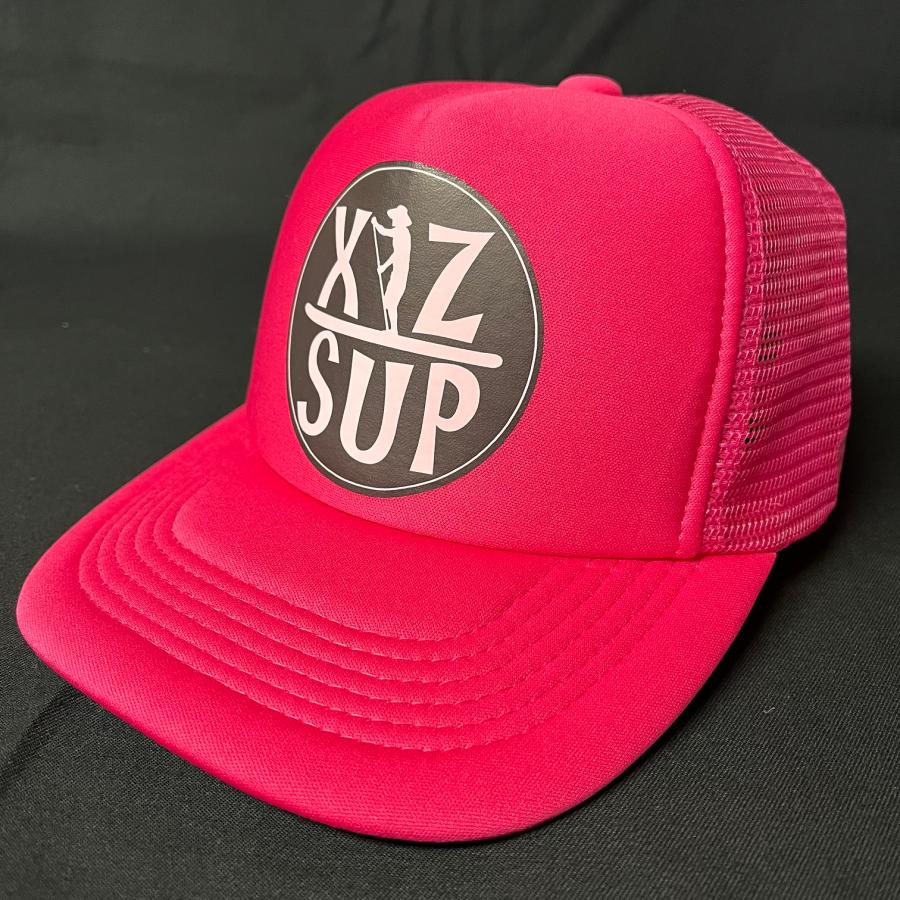 XYZ SUP オリジナル メッシュキャップ ネオンカラー 視認性 安全