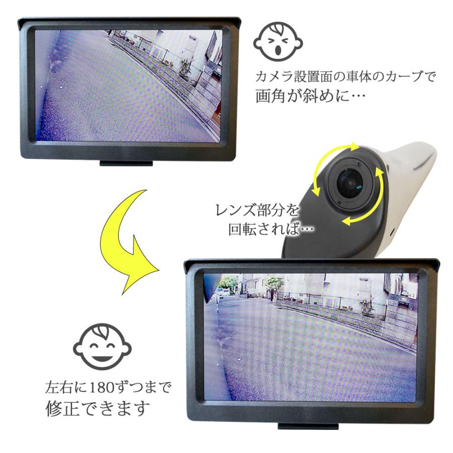 サイドカメラ 左右セット 電子サイドミラー レンズ可動式 サイドビュー