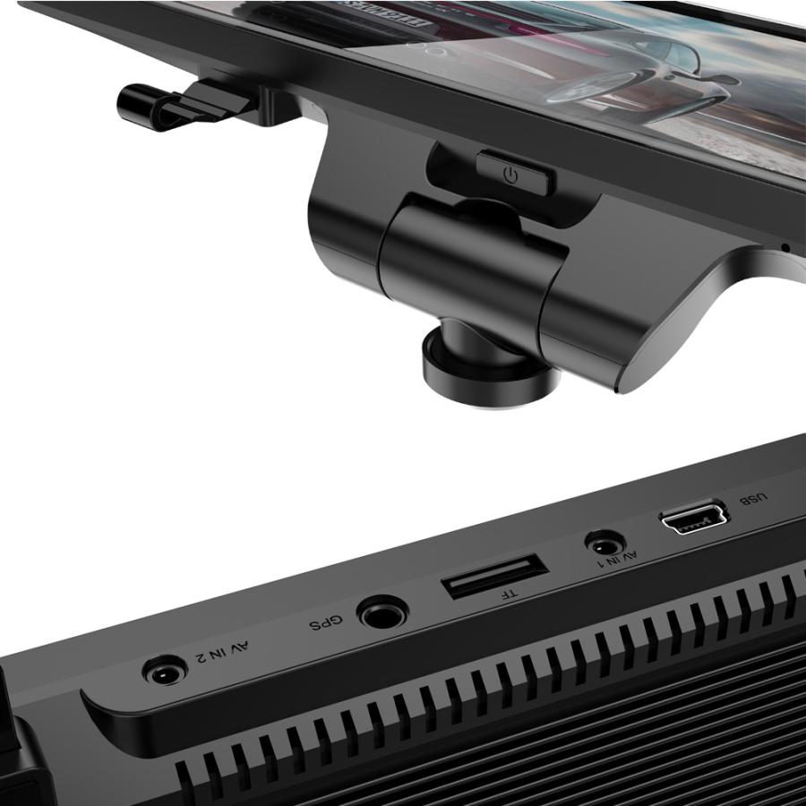 ドライブレコーダー ミラー型 360度 サイドカメラ バックカメラ