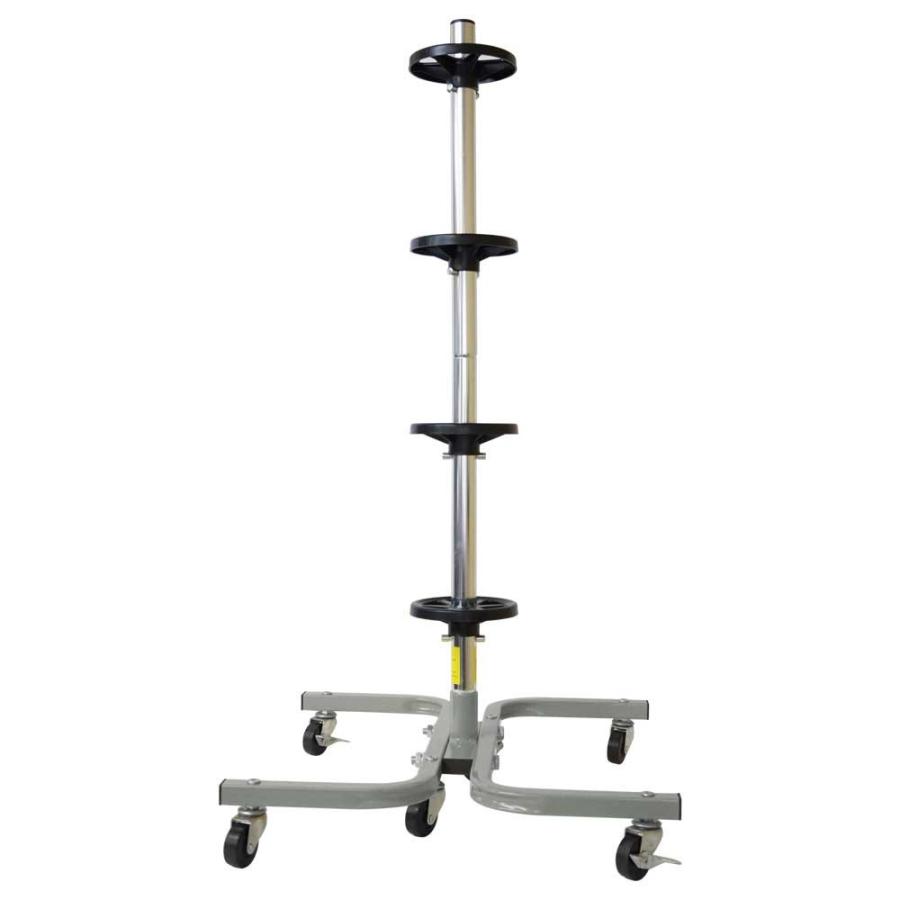 タイヤラック スリム 縦型 タワー型 カバー付 キャスター6個付 4本