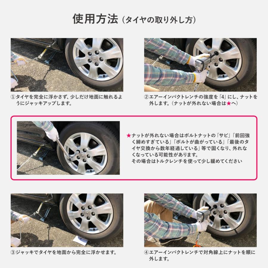 エアインパクトレンチ エアーインパクトレンチ セット 17pcs