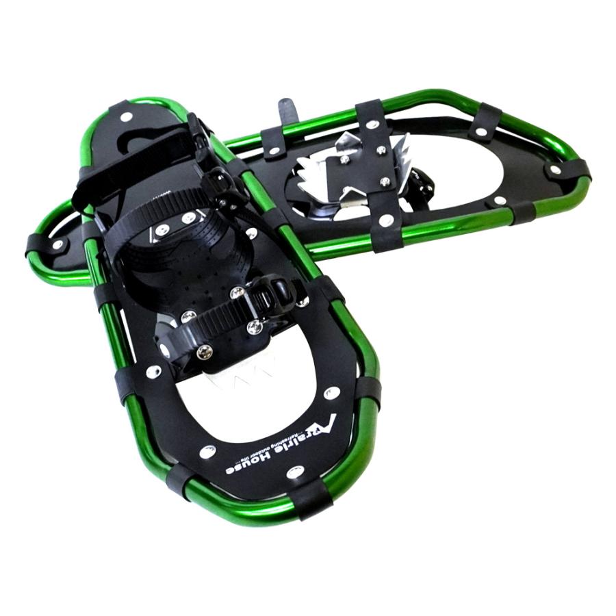 スノーシュー 25インチ アルミ 軽量 スキー ハイキング 適応体重50