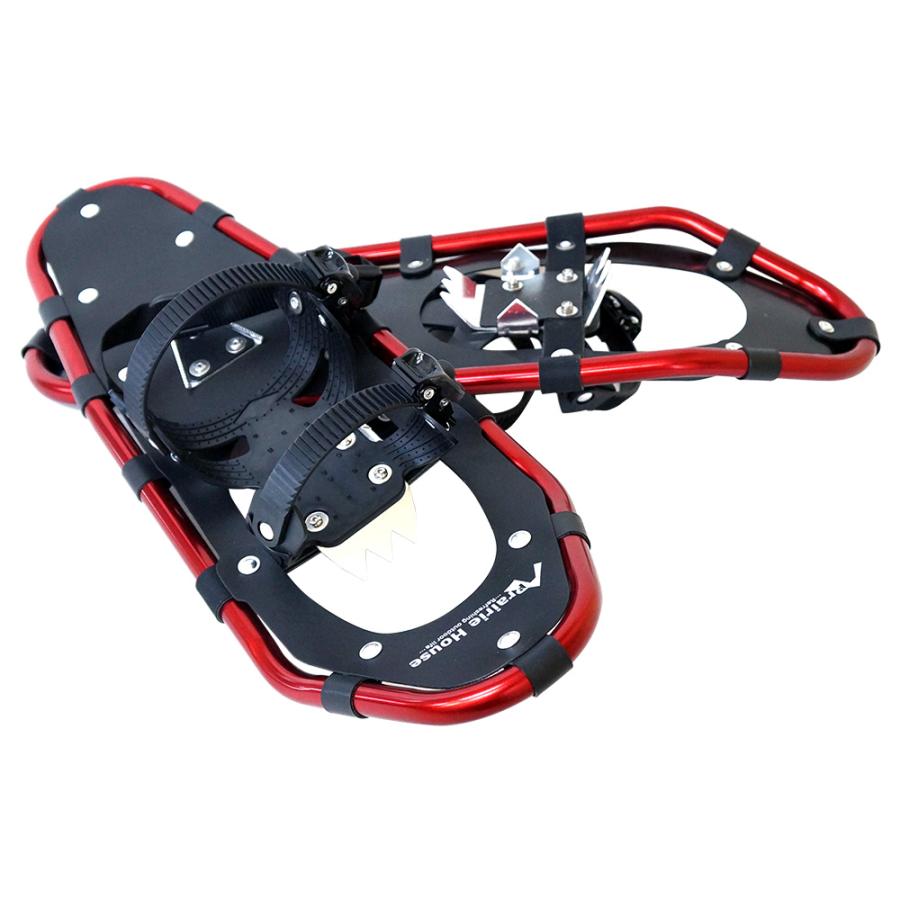 スノーシュー 25インチ アルミ 軽量 スキー ハイキング 適応体重50