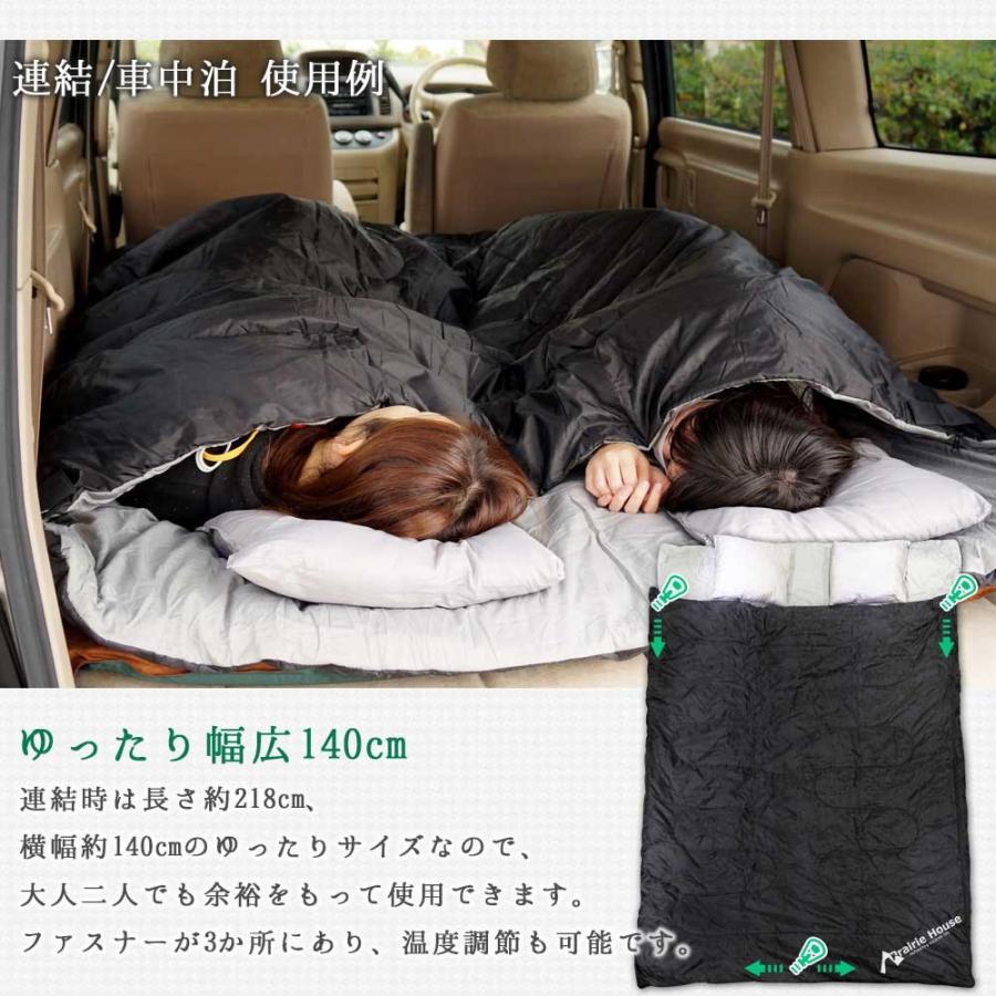 寝袋 シュラフ 2人用 封筒型 枕付き キャンプ アウトドア 車中泊 防寒 収納袋 丸洗い 台風 防災 送料無 Xo5b Xo5b Zakka Son 通販 Yahoo ショッピング