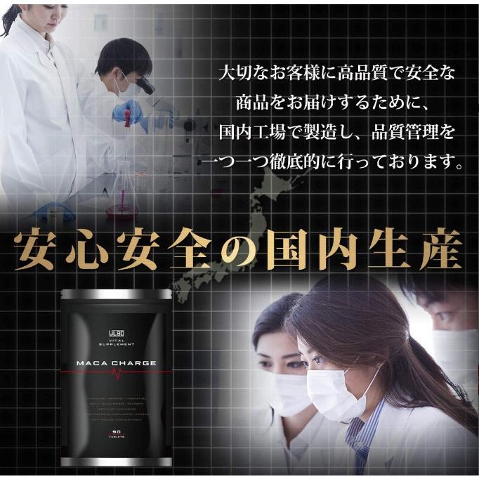 エナジーサプリメント ULBO MACA CHARGE シトルリン アルギニン 亜鉛 マカ 厳選10種類 90粒 日本製 : お宝ベスト商店 ...