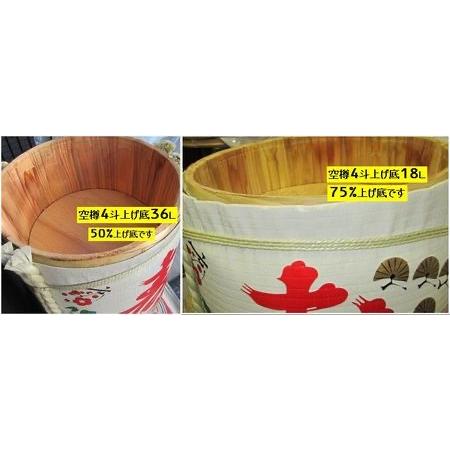 薦被り樽酒 4斗(72L)上げ底18L入り 中村酒造 千代鶴 : 樽吉枡子 薦被り樽酒 4斗(72L)上げ底18L入り 中村酒造 千代鶴 : 樽吉枡子