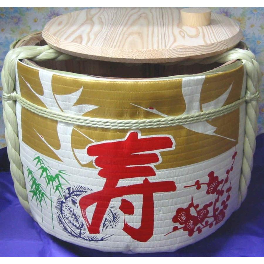 鏡開きセット　酒樽（空樽）＋木槌　沢の鶴　36l詰め上底18l 楽天市場】ご自宅鏡開きセット【梅】2升杉樽と金鯱極旨1.8L入り2本