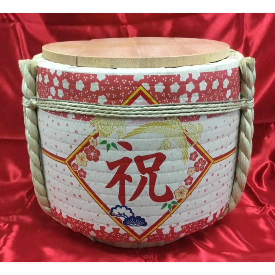 鏡開き飾り樽 1斗祝花柄ステンレス桶付き備品無し、(樽酒、空樽) : 樽吉枡子ウラノ商会 - 通販 - Yahoo!ショッピング