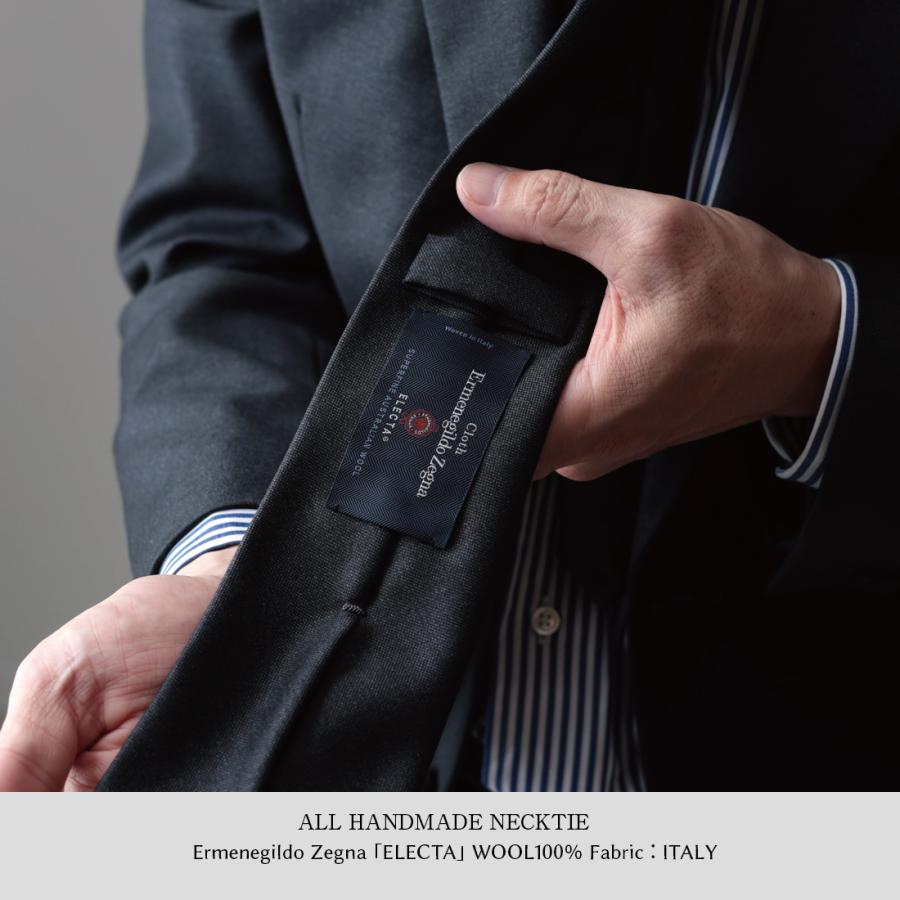 ネクタイ ウール セッテピエゲ Zegna セニア ELECTA 高級 ブランド