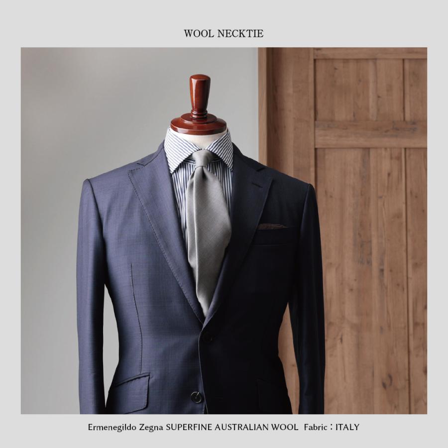 ネクタイ ウール 高級 プレミアム Zegna ゼニア ライトトラベラー
